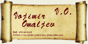Vojimir Omaljev vizit kartica